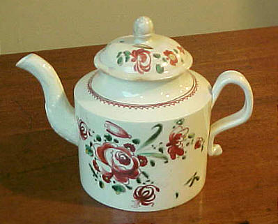 SOLD   Creamware Teapot