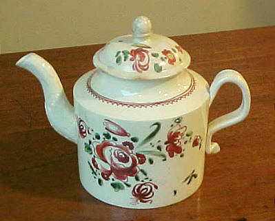 Ceramics<br>Ceramics Archives<br>SOLD   Creamware Teapot