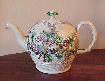 Ceramics<br>Ceramics Archives<br>SOLD   Early Creamware Teapot