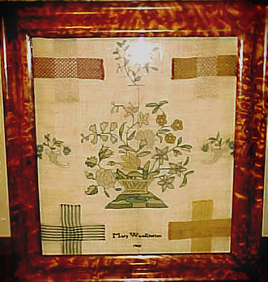 SOLD   English Darning Sampler