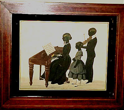 SOLD   Silhouette of Musical Children