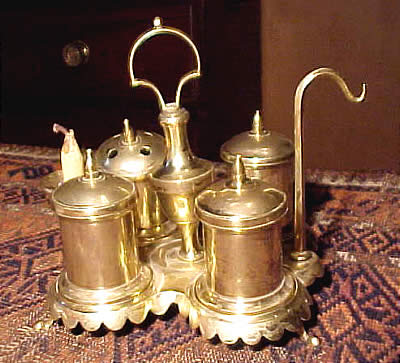 Brass Standish or Inkstand