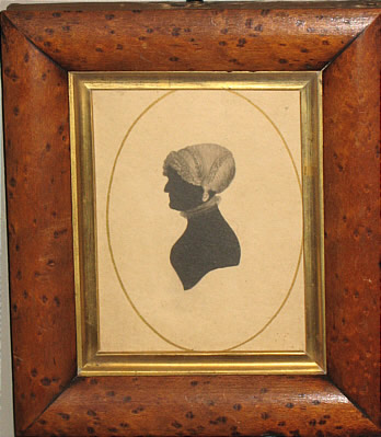 SOLD   Silhouette of Ann Courtnall