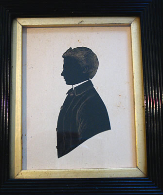 Silhouette of a Young Man