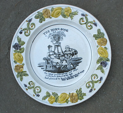 SOLD   Horn Book Child's Plate