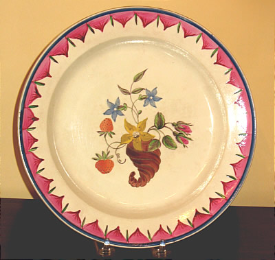 Accessories<br>Archives<br>SOLD   Creamware Plate with Enamel Decoration