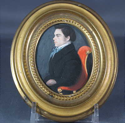 Portrait Miniature of a Gentleman