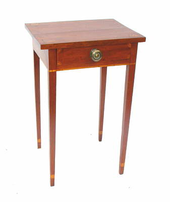 SOLD  INLAID FEDERAL ONE-DRAWER STAND