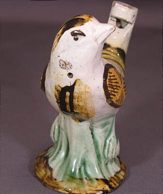 SOLD   Prattware Bird Whistle