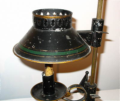 Early Tin Student Lamp