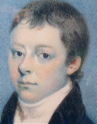 Portrait Miniature of a Young Man