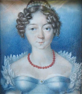 Paintings<br>Archives<br>Miniature Portrait of a Young Woman on Ivory