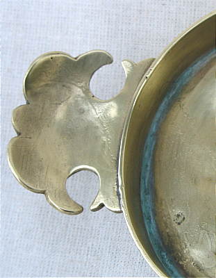 A Rare Snuffer Tray with Snuffer (or wick cutter)