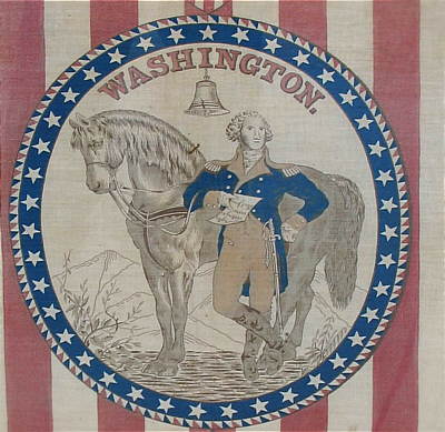 Accessories<br>Accessories Archives<br>SOLD   A Commemorative Washington textile