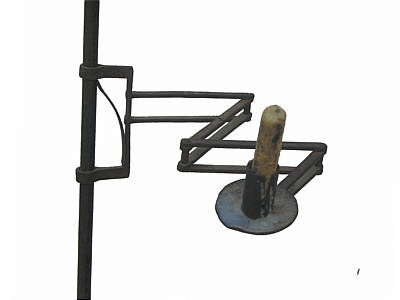 American Wrought Iron Candlestand