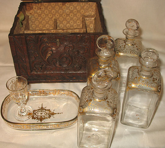 Accessories<br>Accessories Archives<br>SOLD An Early 19th Century Complete Liquor Chest