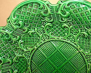 Accessories<br>Archives<br>SOLD   Green-Glazed Molded Dish