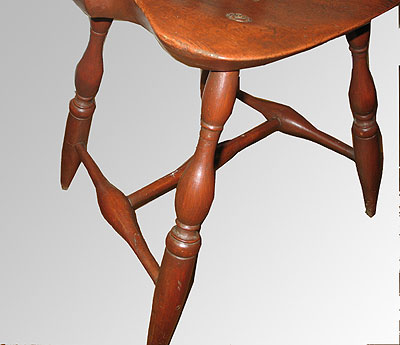 Furniture<br>Furniture Archives<br>SOLD  A Matched Pair of c. 1790 Bowback  Windsor Side Chairs.