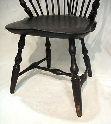 Furniture<br>Furniture Archives<br>SOLD  A Braced Back Continuous Arm Windsor