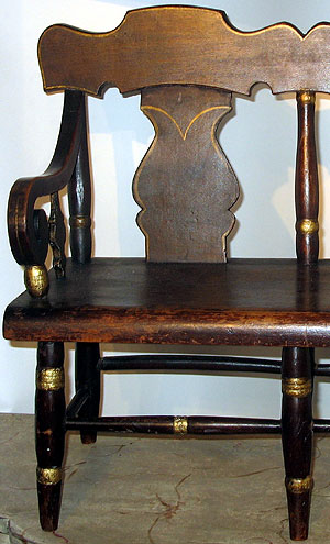 Furniture<br>Furniture Archives<br>SOLD  A Pennsylvania Child's Settee