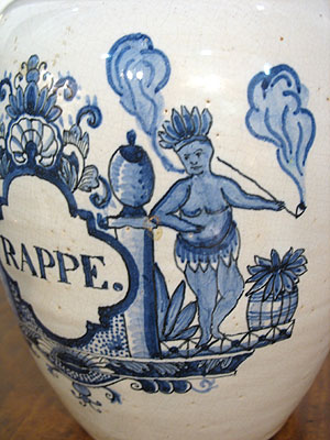 SOLD  A Delft Tobacco Jar