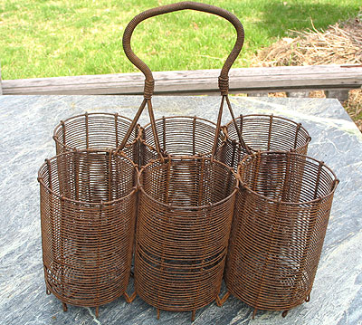 Accessories<br>Archives<br>SOLD  A Wire Bottle Caddy