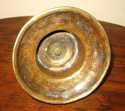 SOLD A Brass Capstan Candlestick