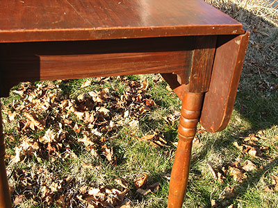 Furniture<br>Furniture Archives<br>SOLD  A Paint Decorated Harvest Table