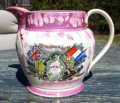 SOLD Sunderland Jug Crimea and Sailor's Farewell