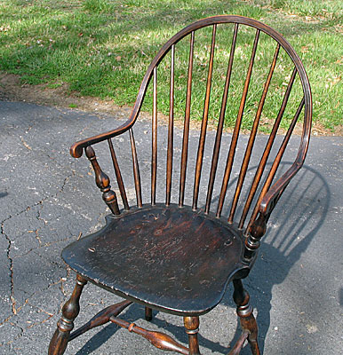 Furniture<br>Furniture Archives<br>SOLD  A Continuous Arm Windsor