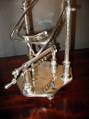 SOLD  Silver Plated French Wine Cradle