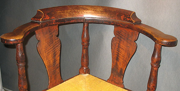 Furniture<br>Furniture Archives<br>SOLD  Spanish Foot Corner Chair