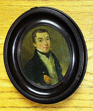 A Miniature Portrait of Edward Wilkes