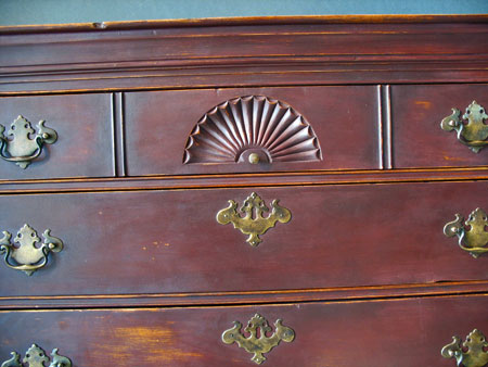 Furniture<br>Furniture Archives<br>SOLD  A Queen Anne High Chest of Drawers