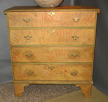 Furniture<br>Furniture Archives<br>SOLD  A New England Painted Blanket Chest