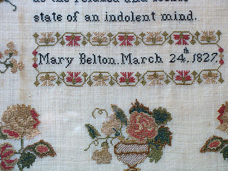 Mary Belton's Sampler