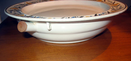 Creamware Hot Water Plate