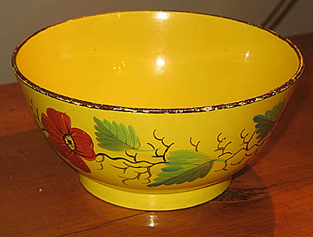 SOLD  A Canary Yellow Bowl