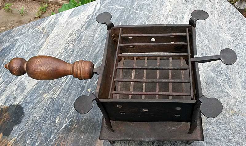 Metalware<br>Archives<br>SOLD  Revolutionary War Camp Stove or Brazier