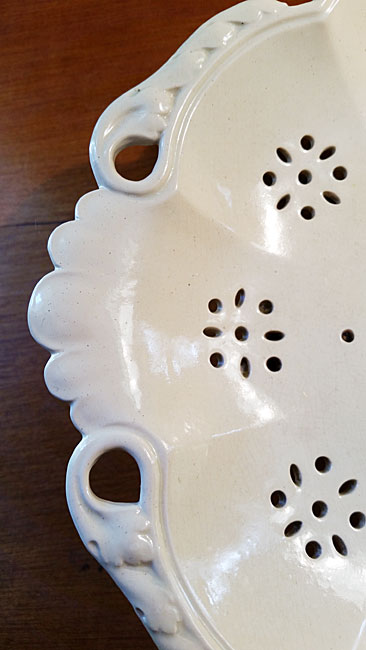 Creamware Berry Dish