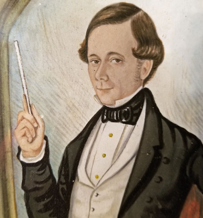 Watercolor of a Music Conductor