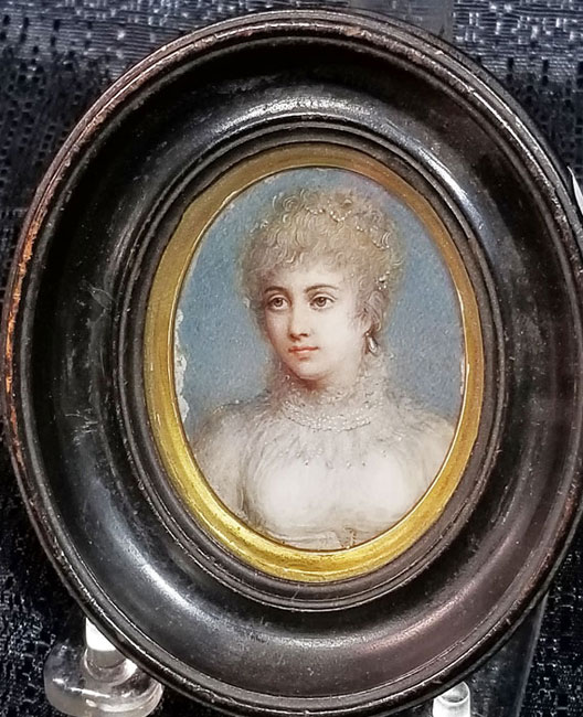 Paintings<br>Archives<br>Miniature Portrait of Sarah Siddons