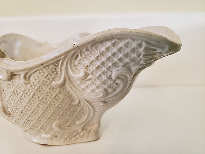 Ceramics<br>18th Century<br>18th century Saltglaze Sauceboat