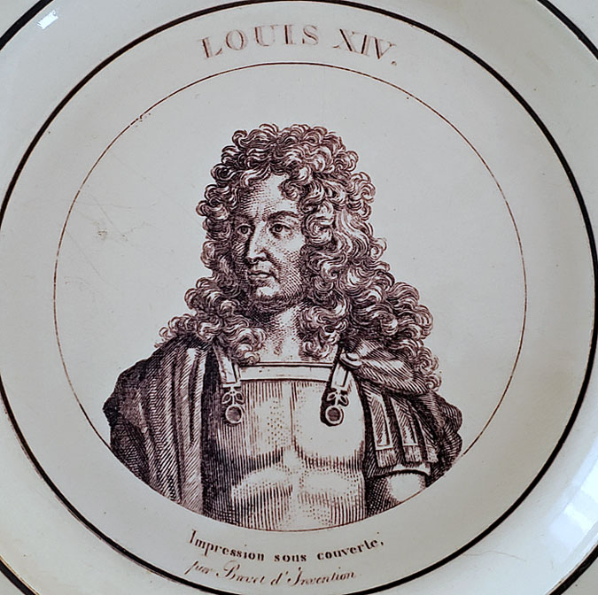 Ceramics<br>19th Century<br>Set of Six French Portrait Plates