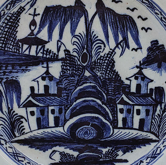 Ceramics<br>Ceramics Archives<br>London Delft Charger c. 1780