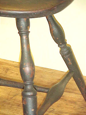 SOLD  Knuckle Arm Windsor Fanback Chair