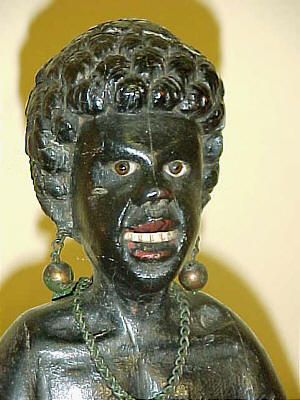 SOLD   Carved Wood Blackamoor