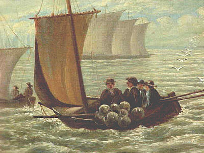 Painting of New York Harbor