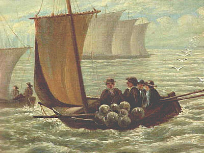 Paintings<br>Archives<br>Painting of New York Harbor