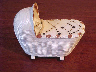 Ceramics<br>Ceramics Archives<br>SOLD   Bovey Tracey Cradle with Baby